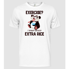 Pólómánia Exercise panda  - Férfi Alap póló