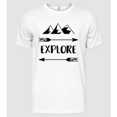 Pólómánia Explore mountains - Férfi Alap póló