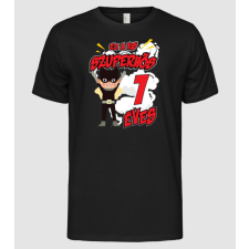 Pólómánia Ez a kis szuperhős 1 éves (lányoknak) - Férfi Alap póló férfi póló