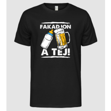Pólómánia Fakadjon a tej (fehér) - Férfi Alap póló férfi póló