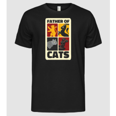 Pólómánia Father of Cats Game of Thrones paródia - Férfi Alap póló
