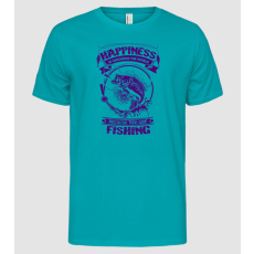 Pólómánia Fishing is ignoring the world - Férfi Alap póló