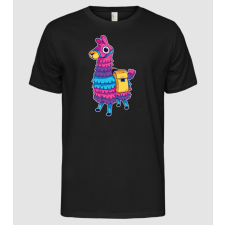 Pólómánia Fortnite LLama - Lámás Gamer póló - Férfi Alap póló férfi póló