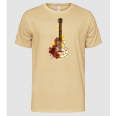 Pólómánia Gitár festmény - Férfi Alap póló