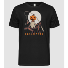 Pólómánia Hallofish - Horgász Halloween - Férfi Alap póló férfi póló