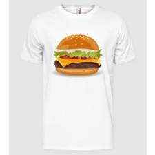 Pólómánia Hamburger - Férfi Alap Póló férfi póló