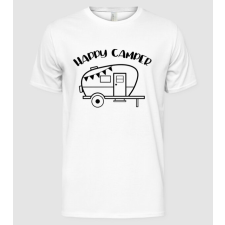Pólómánia Happy camper - Férfi Alap póló férfi póló