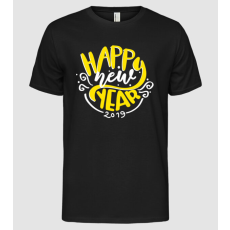 Pólómánia Happy new 2019 - Férfi Alap póló