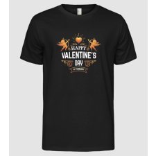 Pólómánia Happy Valentine's Day! - Férfi Alap póló férfi póló