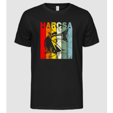 Pólómánia Harcsa Retro washed Pecás póló - Férfi Alap póló