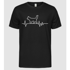 Pólómánia Heartbeat line Husky - Férfi Alap póló