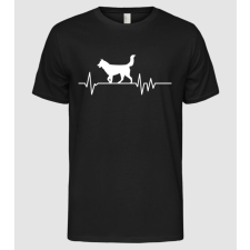 Pólómánia Heartbeat sziluett Husky - Férfi Alap póló férfi póló