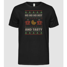 Pólómánia Ho Ho Hot and Tasty Csúnya Pulcsi - Férfi Alap póló férfi póló