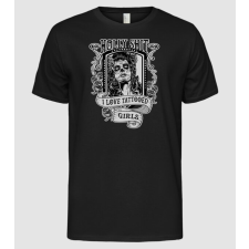 Pólómánia Holly Shit, I love tattoed girls - Férfi Alap póló férfi póló