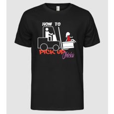 Pólómánia How to Pick up Chicks - Férfi Alap póló