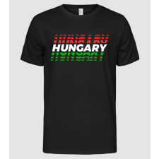 Pólómánia Hungary felirat szurkolói póló - Férfi Alap póló férfi póló