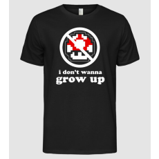 Pólómánia i dont wanna grow up.eps - Férfi Alap póló