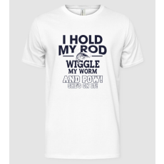 Pólómánia I hold my rod - Férfi Alap póló