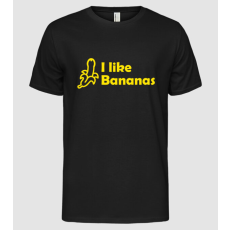Pólómánia I Like Bananas - Férfi Alap póló