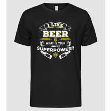 Pólómánia i like beer - Férfi Alap póló férfi póló