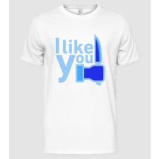 Pólómánia I like you - Férfi Alap póló férfi póló