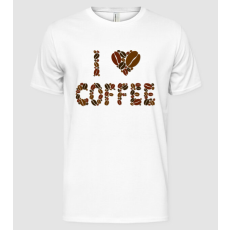 Pólómánia I Love Coffee - Férfi Alap póló