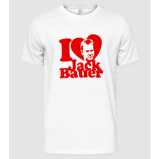 Pólómánia I Love Jack Bauer - Férfi Alap póló férfi póló