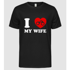Pólómánia I love my wife - Férfi Alap póló