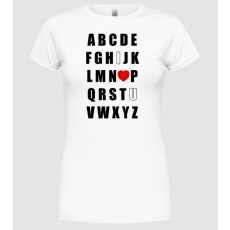 Pólómánia I love you - Női Kereknyakú Póló