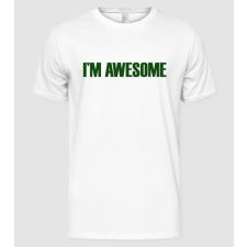 Pólómánia I'm awesome - Férfi Alap póló férfi póló
