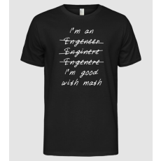 Pólómánia I'm good with math - Férfi Alap póló