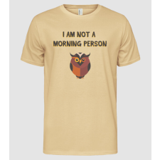 Pólómánia I'm not a morning person - Férfi Alap póló férfi póló
