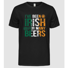Pólómánia I've been Irish So many Beers - Férfi Alap póló