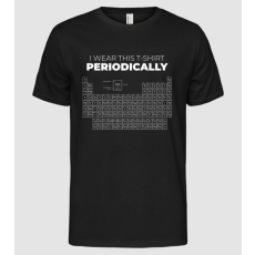 Pólómánia I wear this t-shirt periodically sötét - Férfi Alap póló