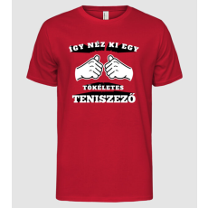 Pólómánia Így néz ki egy tökéletes ____TENISZEZŐ - Férfi Alap póló