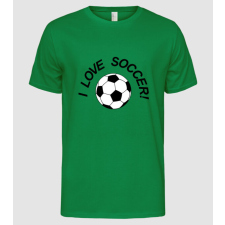 Pólómánia ILoveSoccer - Férfi Alap póló férfi póló
