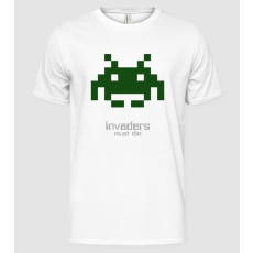 Pólómánia Invaders Must Die - Férfi Alap póló