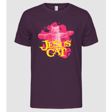 Pólómánia Jesus Cat - Férfi Alap póló férfi póló