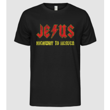 Pólómánia JESUS HIGHWAY TO HELL - Férfi Alap póló férfi póló