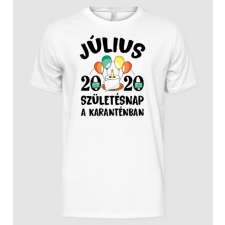 Pólómánia Július 2020 születésnap a karanténban - Férfi Alap póló férfi póló