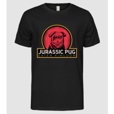 Pólómánia Jurassic Pug Mopszos póló - Férfi Alap póló férfi póló