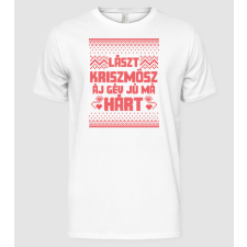 Pólómánia Karácsonyi csúnya pulcsi Lászt Kriszmösz piros - Férfi Alap póló férfi póló