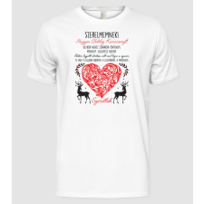 Pólómánia KARÁCSONYI SZÍV SZERELMEMNEK - Férfi Alap póló férfi póló