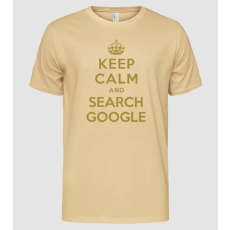 Pólómánia keepcalm_google black - Férfi Alap póló