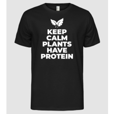 Pólómánia keepcalm_plantprotein - Férfi Alap póló