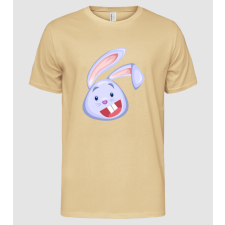 Pólómánia Kék nyuszifej - Férfi Alap póló férfi póló