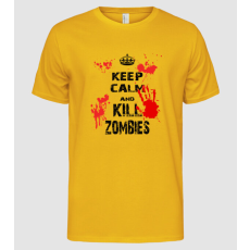Pólómánia Kill zombie - Férfi Alap póló