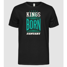 Pólómánia Kings are born in January - Férfi Alap póló
