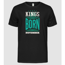 Pólómánia Kings are born in November - Férfi Alap póló férfi póló