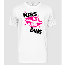 Pólómánia Kiss kiss bang bang - Férfi Alap póló férfi póló
